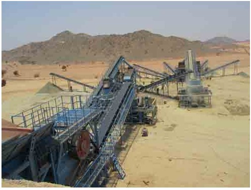 <b>Saudi 250t/h aggregate production line</b>